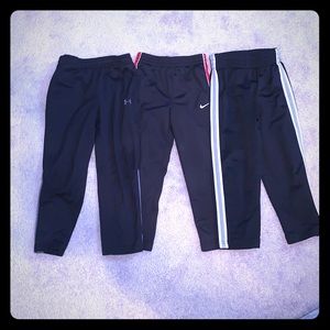 Boy’s 4T Athletic Black Pants-Nike/Under Armour